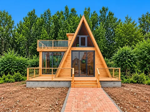 A – Shape house