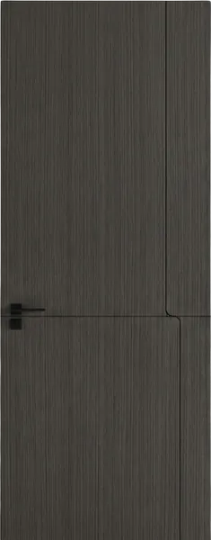 Doors with metal lines, Dark grey